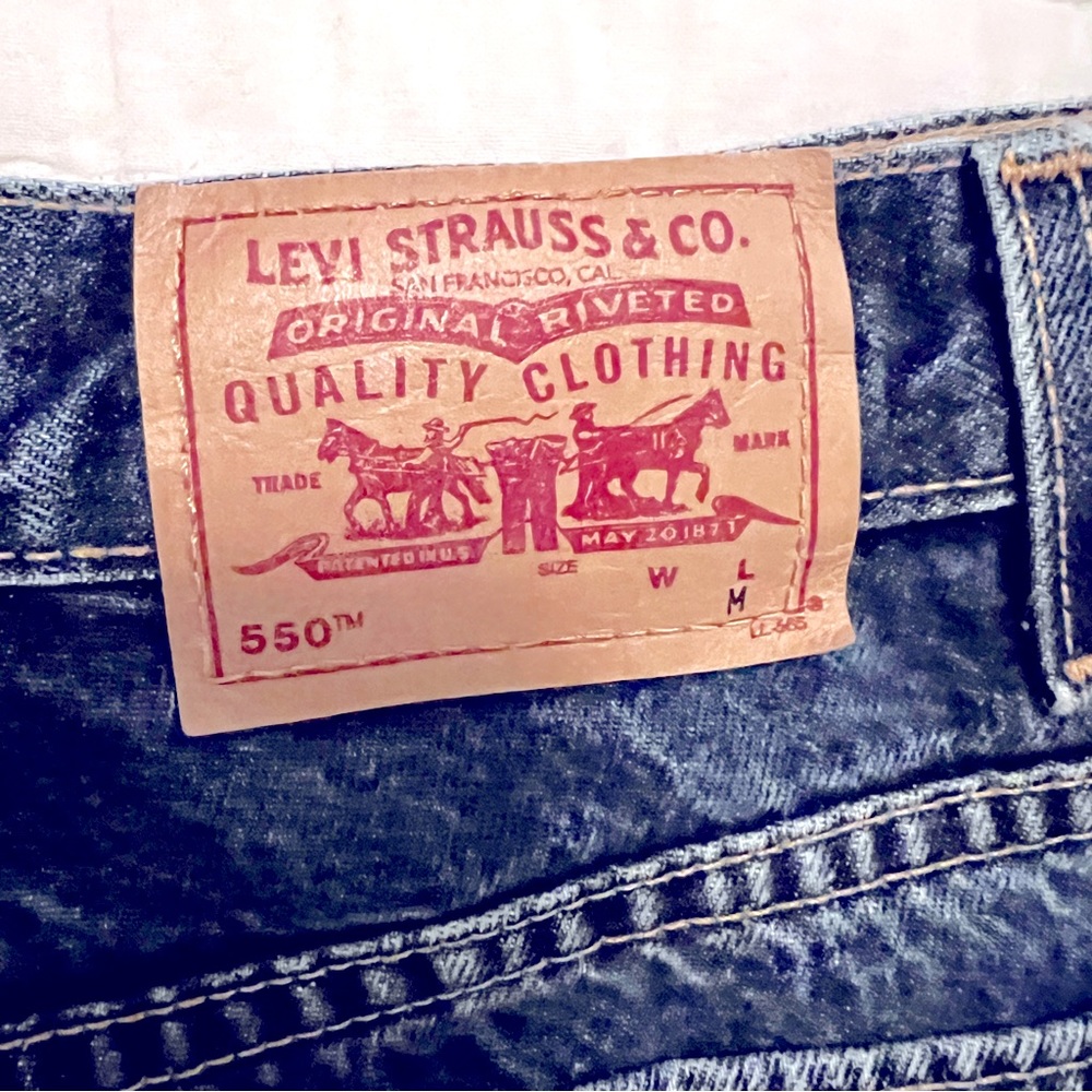 Levi’s 550 Relaxed Fit Tapered Leg Jeans, Sz 8P - Picture 5 of 8